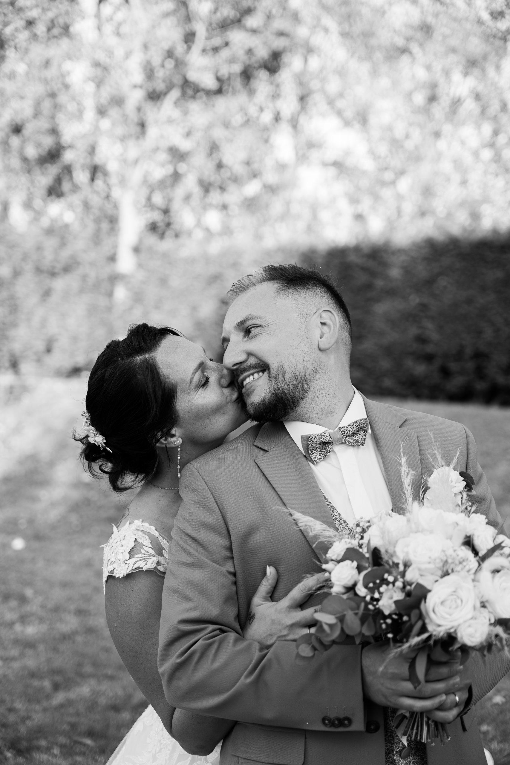 Couple mariage Nord séance photo extérieure